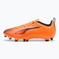 PUMA Ultra 6 Play FG/AG Jr heat fire/puma black/glowing red children's football boots