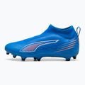 PUMA Ultra 6 Match+ LL FG/AG Jr children's football boots ultra blue/puma white/glowing red 8