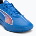 PUMA Ultra 6 Play It Jr children's football boots ultra blue/puma white/glowing red 7