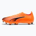 PUMA men's football boots Ultra 6 Match FG/AG heat fire/puma black/glowing red