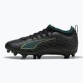 PUMA Ultra 6 Match FG/AG Jr children's football boots puma black/fizzy light/green terrain 8