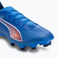 PUMA men's football boots Ultra 6 Match FG/AG ultra blue/puma white/glowing red 7