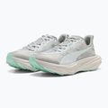PUMA Deviate Nitro Elite Trail women's running shoes feather grey / mint melt 3