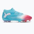 PUMA Future 8 Ultimate Re-Charge FG men's football boots hero blue/puma white/sunset pink 2