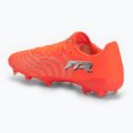 Football boots PUMA Future 9 Play FG/AG glowing red/puma white/puma black/puma silver 3