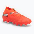 Children's football boots PUMA Future 9 Pro FG/AG Jr glowing red/puma white/puma black/puma silver