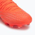 Children's football boots PUMA Future 9 Match FG/AG Jr glowing red/puma white/puma black/puma silver 7