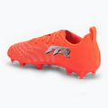 Children's football boots PUMA Future 9 Play FG/AG Jr glowing red/puma white/puma black/puma silver 3