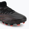 Children's football boots PUMA Future 9 Match FG/AG Jr puma black/glowing red/strong grey 7