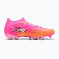 Football boots PUMA Future 9 Match FG/AG poison pink/puma wht/sun stream/bright aqua/puma blk 2
