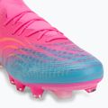 Football boots PUMA Future 9 Match Fusion FG/AG poison pink/puma wht/sun stream/bright aqua/puma blk 7