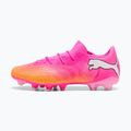 Football boots PUMA Future 9 Match Fusion FG/AG poison pink/puma wht/sun stream/bright aqua/puma blk