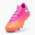 Football boots PUMA Future 9 Match Fusion FG/AG poison pink/puma wht/sun stream/bright aqua/puma blk 3