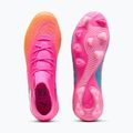Football boots PUMA Future 9 Match Fusion FG/AG poison pink/puma wht/sun stream/bright aqua/puma blk 4
