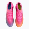 Children's football boots PUMA Future 9 Pro FG/AG Jr poison pink/puma wht/sun stream/bright aqua/puma blk 5