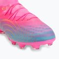 Children's football boots PUMA Future 9 Pro FG/AG Jr poison pink/puma wht/sun stream/bright aqua/puma blk 7