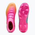 Children's football boots PUMA Future 9 Pro FG/AG Jr poison pink/puma wht/sun stream/bright aqua/puma blk 5