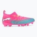 Children's football boots PUMA Future 9 Match FG/AG Jr poison pink/puma wht/sun stream/bright aqua/puma blk 2