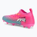 Children's football boots PUMA Future 9 Match FG/AG Jr poison pink/puma wht/sun stream/bright aqua/puma blk 3