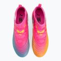 Children's football boots PUMA Future 9 Match FG/AG Jr poison pink/puma wht/sun stream/bright aqua/puma blk 5