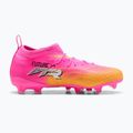 Children's football boots PUMA Future 9 Match FG/AG Jr poison pink/puma wht/sun stream/bright aqua/puma blk 2