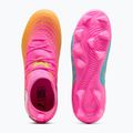Children's football boots PUMA Future 9 Match FG/AG Jr poison pink/puma wht/sun stream/bright aqua/puma blk 3