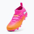 Children's football boots PUMA Future 9 Match FG/AG Jr poison pink/puma wht/sun stream/bright aqua/puma blk 4