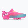 Children's football boots PUMA Future 9 Match LL FG/AG Jr poison pink/puma wht/sun stream/bright aqua/puma blk 2