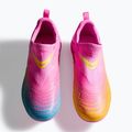 Children's football boots PUMA Future 9 Match LL FG/AG Jr poison pink/puma wht/sun stream/bright aqua/puma blk 5