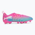 Children's football boots PUMA Future 9 Play FG/AG Jr poison pink/puma wht/sun stream/bright aqua/puma blk 2