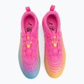 Children's football boots PUMA Future 9 Play FG/AG Jr poison pink/puma wht/sun stream/bright aqua/puma blk 5