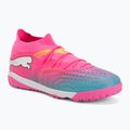 Football boots PUMA Future 9 Match TT poison pink/puma wht/sun stream/bright aqua/puma blk