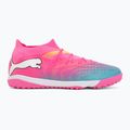 Football boots PUMA Future 9 Match TT poison pink/puma wht/sun stream/bright aqua/puma blk 2
