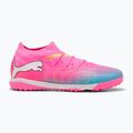 Football boots PUMA Future 9 Match TT poison pink/puma wht/sun stream/bright aqua/puma blk 3