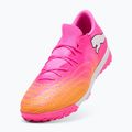 Football boots PUMA Future 9 Match Fusion TT poison pink/puma wht/sun stream/bright aqua/puma blk