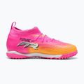 Children's football boots PUMA Future 9 Match TT + Mid Jr poison pink/puma wht/sun stream/bright aqua/puma blk 2