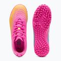 Children's football boots PUMA Future 9 Play TT poison pink/puma wht/sun stream/bright aqua/puma blk 5
