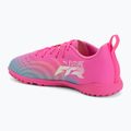 Children's football boots PUMA Future 9 Play TT poison pink/puma wht/sun stream/bright aqua/puma blk 3