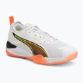Handball shoes PUMA Eliminate Nitro 4 Game On puma white/glowing red/ultra blue