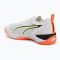 Handball shoes PUMA Eliminate Nitro 4 Game On puma white/glowing red/ultra blue 3