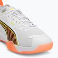 Handball shoes PUMA Eliminate Nitro 4 Game On puma white/glowing red/ultra blue 7