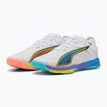 Handball shoes PUMA Accelerate Nitro SQD 4 Game On puma white/glowing red/ultra blue 11