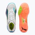 Handball shoes PUMA Accelerate Nitro SQD 4 Game On puma white/glowing red/ultra blue 12
