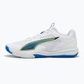 Handball shoes PUMA Accelerate Turbo 4 Game On puma white/glowing red/ultra blue 8