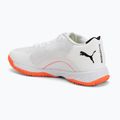 Handball shoes PUMA Accelerate Turbo 4 Game On puma white/glowing red/ultra blue 3