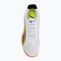 Handball shoes PUMA Accelerate Turbo 4 Game On puma white/glowing red/ultra blue 5