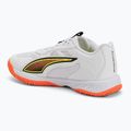 Handball shoes PUMA Accelerate Pro 4 Game On puma white/glowing red/ultra blue 3