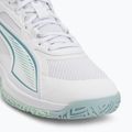 Handball shoes PUMA Accelerate Pro 4 Game On puma white/baltic sea blue/fresh water 7