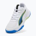 Children's handball shoes PUMA Accelerate 4 Game On Jr puma white/glowing red/ultra blue 10