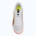 Children's handball shoes PUMA Accelerate 4 Game On Jr puma white/glowing red/ultra blue 5